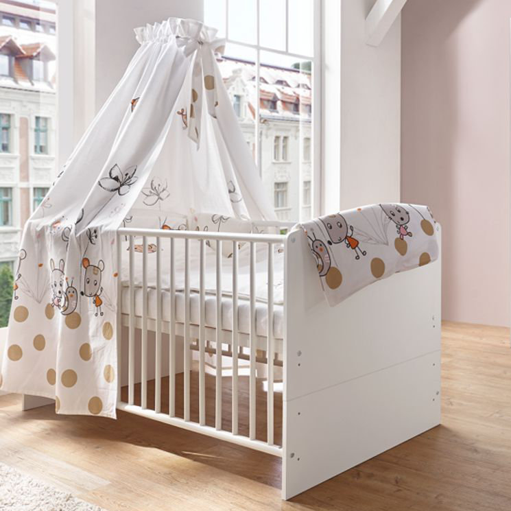 Schardt Classic White Cot Bed Wayfair.co.uk